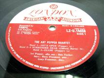 ART PEPPER QUARTET/UK LONDONオリジナル_画像8