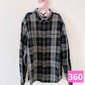 【 NET 】 フランネル シャツ メンズ L ネルシャツ チェック柄 長袖シャツ シャツ フランネルシャツ チェックシャツ