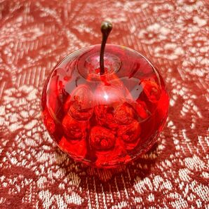 リンゴ 置物 オブジェ ペーパーウェイト245g