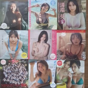 雑誌付録DVDグラビアDVD まとめ売り 9枚セット 井口裕香 榎原依那 溝端葵 工藤理子 相楽伊織 他
