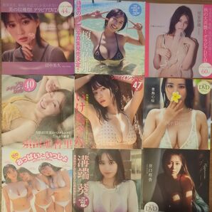 雑誌付録DVD グラビアDVD 9枚まとめ売り プレイボーイ&フラッシュ&フライデー