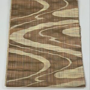 名古屋帯 正絹 秀品 流水柄