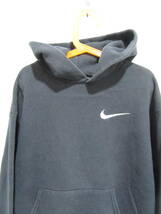 ☆送料無料☆90s☆USA製☆NIKE☆ワンポイントスウェットパーカー☆キッズM（10－12）☆スウォッシュロゴ☆スポーツ☆ビンテージ☆K20_画像2