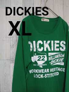 DICKIES ディッキーズ　長袖Tシャツ　ビックロゴ　ビックサイズ　ゆるだぼ　ビッグシルエット　