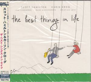 国 スコット・ハミルトン+カーリン・クローグ / THE BEST THINGS IN LIFE 帯付◆規格番号■OSTUCD-15192◆送料無料■即決●交渉有