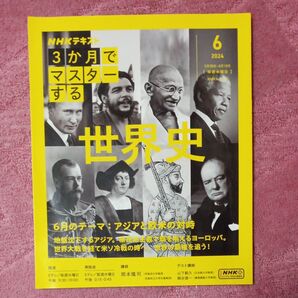 NHK3か月でマスターする世界史 2024-6月 (NHKシリーズ NHKテキスト) 岡本隆司/講師 NHK出版/編集
