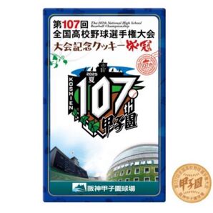 第107回全国高等学校野球選手権大会 記念クッキー 23枚
