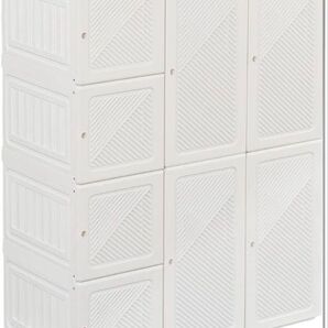 ワードローブ 折りたたみ 大容量収納 クローゼット 扉付き ハンガーラック