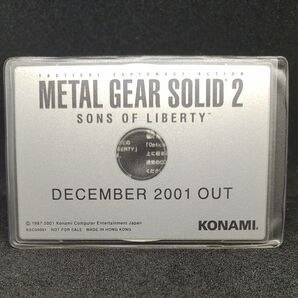 メタルギアソリッド2 Optical Card 8cm CD-ROM 小島秀夫 KONAMI