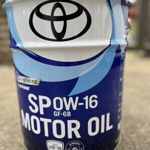 トヨタ純正 SP OW-16 GF-6B MOTOR OIL 20L