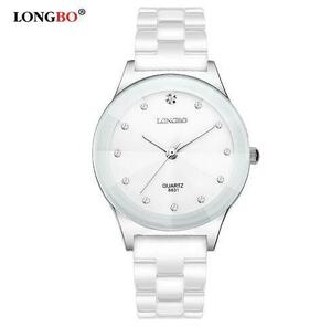 [** новый товар **]Longbo высококлассный бренд стразы бизнес casual мужчина мода часы 
