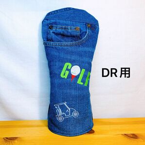 ゴルフ ドライバーヘッドカバー (No.387) ハンドメイド By SHIZU