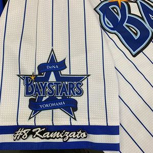 【メール便送料無料】横浜 DeNA ベイスターズ 刺繍ワッペン 神里 #8 ナンバー/神里和毅/baystars/応援/刺繍/ユニホーム