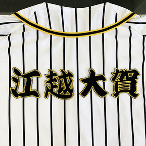 【メール便送料無料】阪神 タイガース 刺繍ワッペン 江越 名前 /江越大賀/tigers/応援/刺繍/ユニホーム