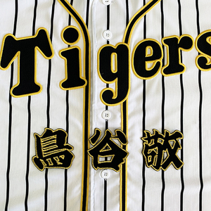 【メール便送料無料】阪神 タイガース 刺繍ワッペン 鳥谷 名前 /鳥谷敬/tigers/応援/刺繍/ユニホーム