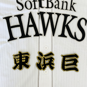 【メール便送料無料】福岡 ソフトバンク ホークス 刺繍ワッペン 東浜 名前 /東浜巨/hawks/応援/刺繍/ユニホーム