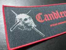 CANDLEMASS 刺繍パッチ ワッペン キャンドルマス / black sabbath saint vitus trouble electric wizard venom slayer bathory_画像2