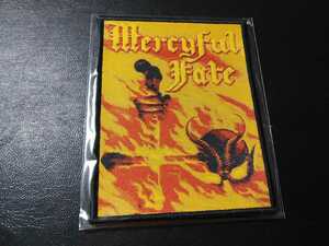 MERCYFUL FATE 刺繍パッチ ワッペン 黒枠 / celtic frost iron maiden metallica slayer judas priest venom motorhead