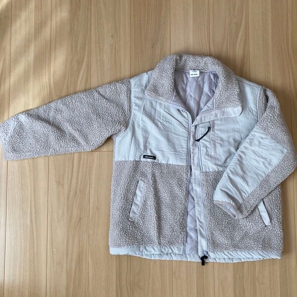 niko and... ニコアンド ボアジャケット グレー M