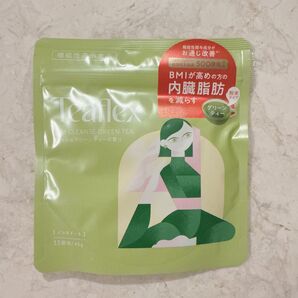 【新品】ティーフレックス Teaflex 45g 計量スプーン付 グリーンティー