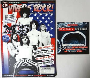 Vive Le Rock No.26 UK Punk New Wave Magazine CD付き MC5/The Specials/Theatre Of Hate/Flesh For Lulu/Swervedriver/Iggy Pop Stooges