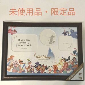ウォルト・ディズニー生誕110周年記念 「限定品」木製フォトフレーム