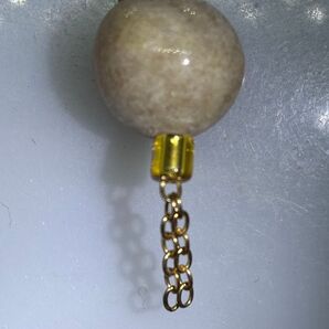 天然翡翠A貨 13mm転運珠ペンダント5550-5/5自然痕あり※ご了承の上購入