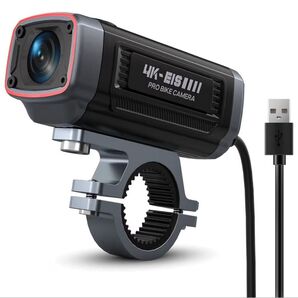 【AKY-710PRO】バイクドライブレコーダー 4K 自転車ドラレコ駐車監視