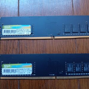 Silicon Power DDR4 2133(CL15) 8GB PC用メモリ 2枚セット