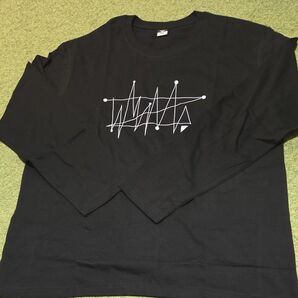 男性用 長袖Tシャツ ロンT ブラック 黒 3XL