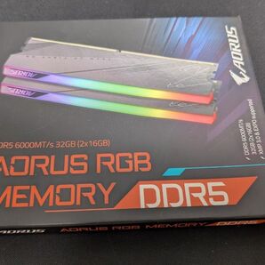 GIGABYTE AORUS DDR5 RAMメモリ 32GBセット(16x2)