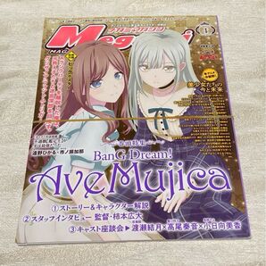 アニメ&ゲーム美少女キャラクター情報誌 メガミマガジン 2025年4月号 Ave Mujica 巻頭特集 BanG Dream!