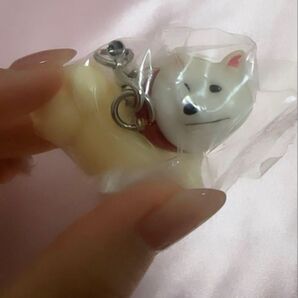 【未開封・最安値】拒否犬ストラップ2 見返り拒否犬(白)【匿名即日発送】