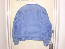 80s USA製 リーバイス Levis 70608 0214 デニムボア ジャケット 44 vintage old Gジャン_画像5