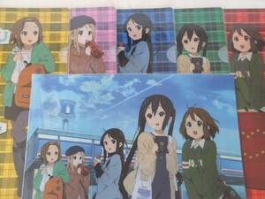  K-On! Lawson limitation .. under .. clear file ~ all 6 kind set * law pongee ...& set * K-On fea not for sale ~2011 year autumn 