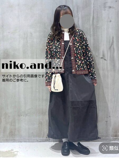 ★niko.and...★ニコアンド★リメイク風ジャンスカ★USED