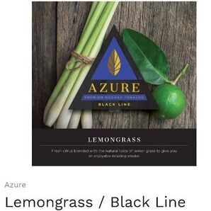 AZURE アズアー ダークリーフ blackline ブラックライン レモングラス フレーバー シーシャ