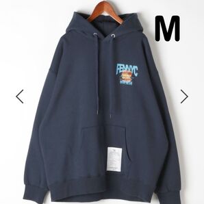 ◆新品◆【NEW NEW YORK XMAS】コラボフーディ ネイビー M