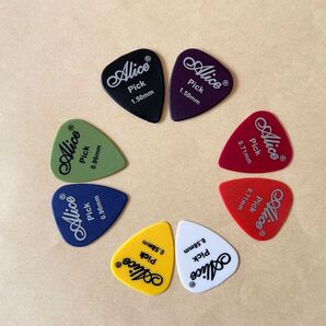 ギターピックセット 薄~厚 0.58/0.71/0.96/1.5mm 各2枚入り ギターピック ピック ギター