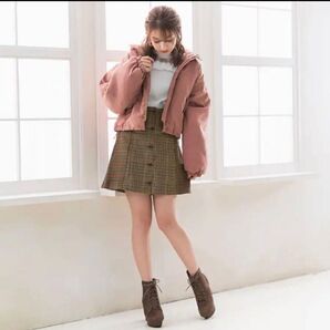 チェックスカート