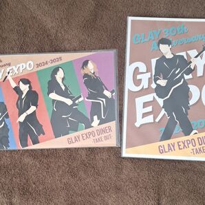 GLAY EXPO DINER テイクアウト ポストカード JIRO ダイナー TERU HISASHI TAKURO