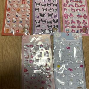 サンリオ ボンボンドロップ3Dシール 5点セット