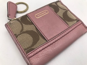 COACH コーチ　キーリング付き　コインケース