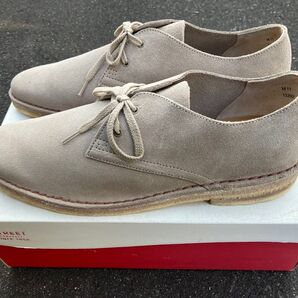 Clarks クラークス POINT BLANK ポイントブランク SAND SUEDE サンドスエード UK7.5 新品未使用