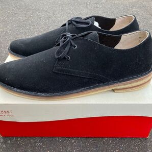Clarks クラークス POINT BLANK ポイントブランク BLACK SUEDE ブラックスエード UK7 新品未使用
