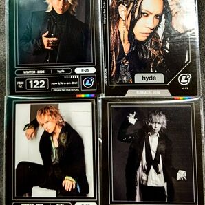 L'Arc オンラインくじ ◯ラルスクラッチ フォトカード 4点セット