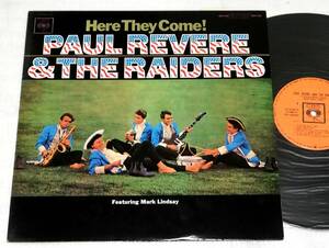 LP　PAUL REVERE & THE RAIDERS HERE THEY COME! ポールリヴィアーとレイダース インコンサート/YS-903-C