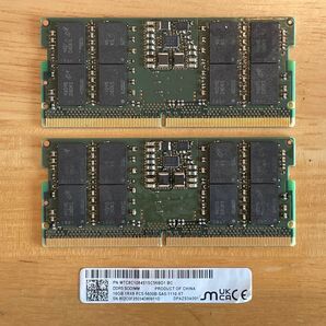 RAM DDR5 SODIMM 32GB (16GBx2) PC5-5600 ASUS製PCからの取り外し品