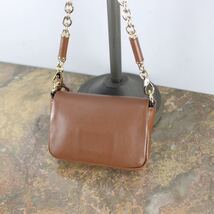 ANYA HINDMARCH MINI LEATHER SHOULER BAG/アニヤハインドマーチミニレザーショルダーバッグ_画像4