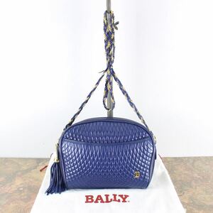 OLD BALLY MESH LEATHER SHOULDER BAG MADE IN ITALY/オールドバリーメッシュレザーショルダーバッグ